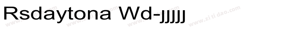 Rsdaytona Wd字体转换